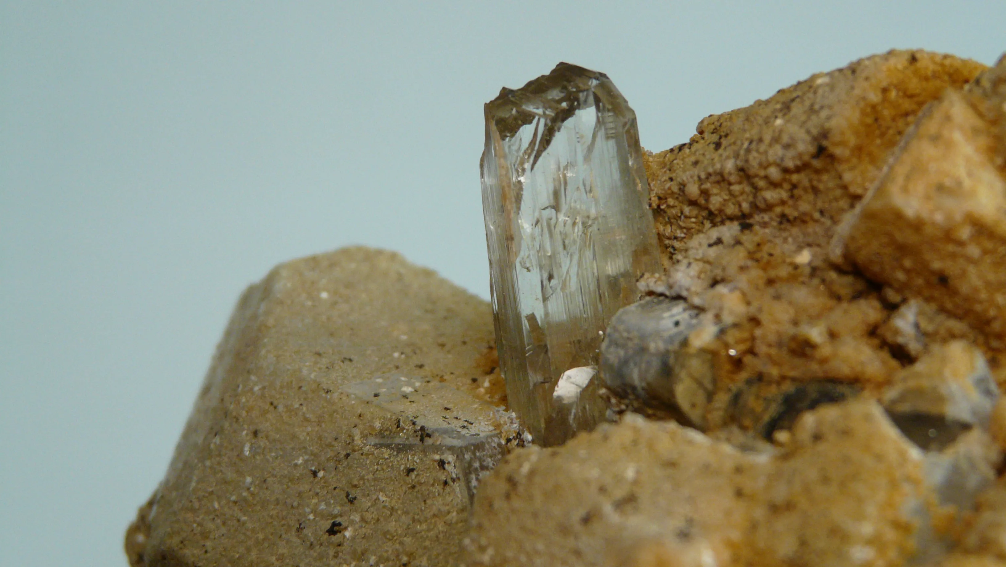 Hiddenite, Orthoclase, Quartz and Apatite